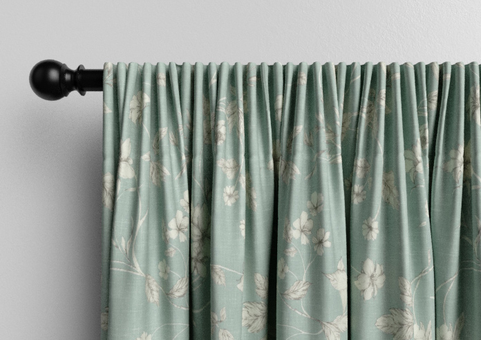 Etched Vine, Eau de Nil - Made to Measure Curtains - Image 9